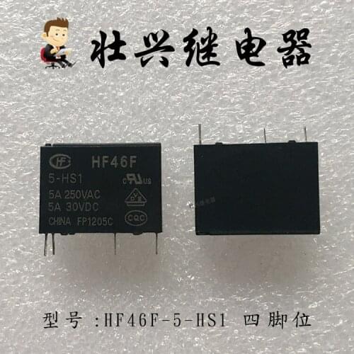 Relay HF46F-5-HS1 4PIN 5A 5VDC