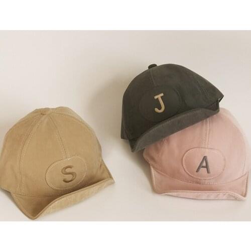 Newborn Baby Hat Cap Spring Summer Cotton Letter Visor Toddler Infant Kids Adjustable Baseball Caps For Boy Girl Snapback Hat