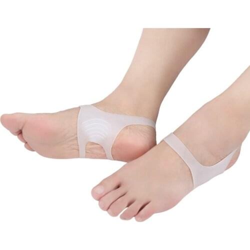 2pcs O-type Foot Corrector Insoles Pads No Slip Shoes For Men And Women Silicone Orthopedic Insoles Foot Care Tool