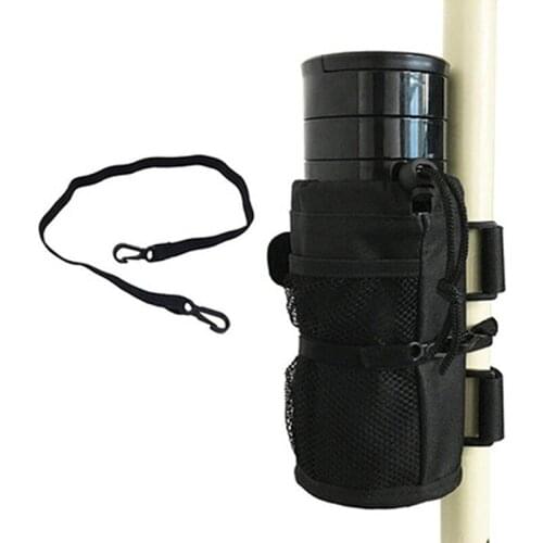 Bike Sport Water Bottle Carrier Pouch Portable Cycling Handlebar Riding Kettle Bag Bike Handlebar Stem Bag Bicycle Accessories