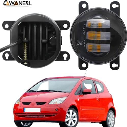 Fog Light Assembly 30W 6000LM Car Front Bumper LED Fog Lamp Daytime Running Light 12V For Mitsubishi Colt Hatchback 2004-2012