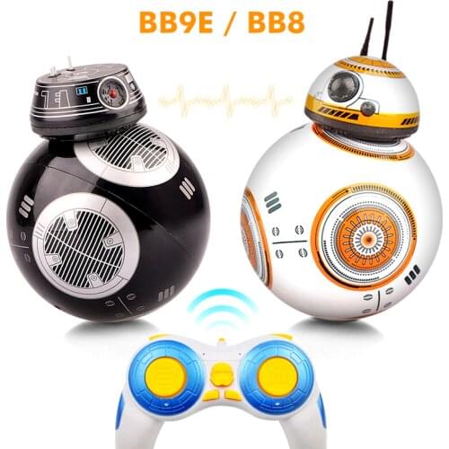 Fast delivery BB-8 2.4G Remote Control Intelligent Robot Updated Version BB 8 Smart Robot Sounds RC Ball Toys For Gifts Children