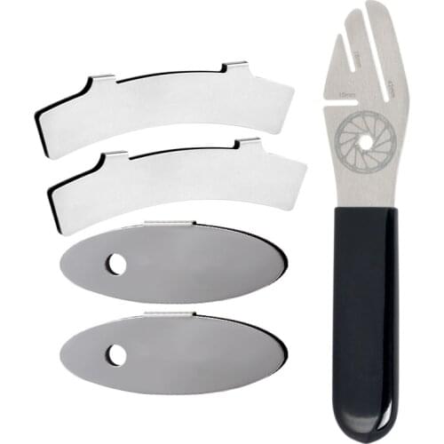 Bike Disc Brake Correction Wrench Brake Rotor Alignment Truing Tool with Disc Brake Pads Tool for MTB Road Bike