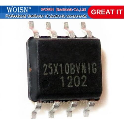 10PCS 25X10BVNIG W25X10BVSNIG SOP8 25X10 new original quality assurance In Stock