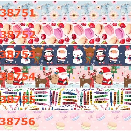10yards - different sizes -Cartoon pattern printed Grosgrain ribbon - Cutie/lovely animal cartoon ribbon