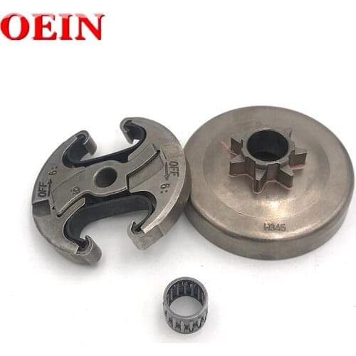 325-7T Clutch Drum Sprocket Rim Kit For Husqvarna 340 345 350 EPA 346 346XP 351 353 445 445E Chainsaw Gas Saws Replacement Parts