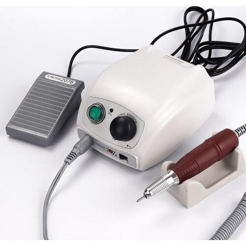 40000RPM Strong 210 207B Micromotor Handpiece 35K Control Box Electric Nail Drill Polish Machine Manicure Kit Nail Art Equipment