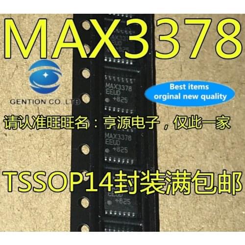 5PCS MAX3378EEUD MAX3378 TSSOP-14 voltage conversion IC in stock 100% new and original