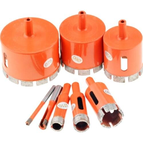 1PC Orange 6-12mm 8mm Marble Opener Diamond Core Bit Hole Saw Drill Bit For Marble Granite Brick Tile Ceramic Concrete Drilling