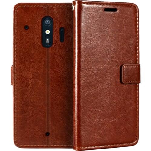 Case For me F-01L Wallet Premium Leather Magnetic Case Cover With Card Holder And Kickstand For Fujitsu Arrows me F-01L F-42A