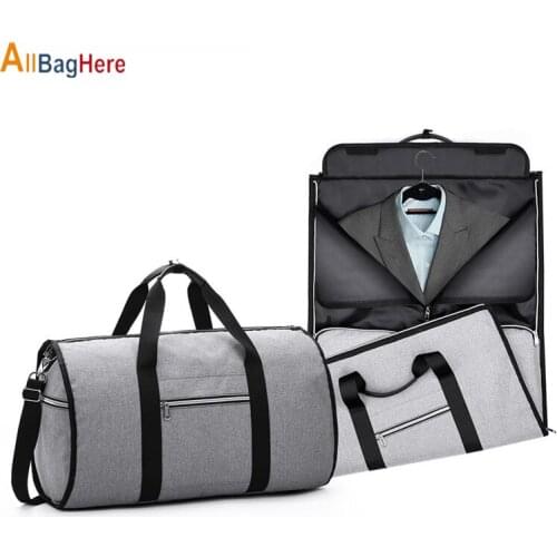 Business Travel Bag Men Large Capacity Duffle Bags Garment Bag Multifunctional Trip Suit Storage Luggage HandBag With Shoe Pouch