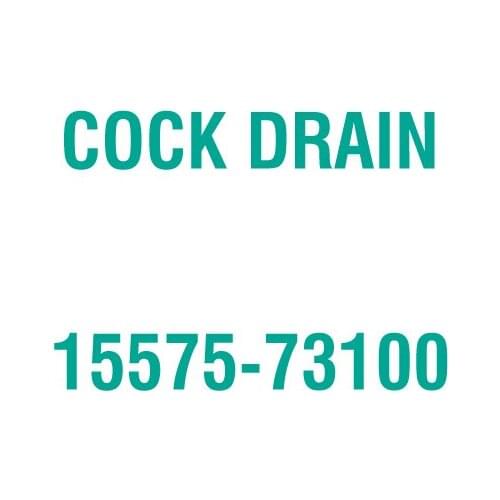 For Kubota 15575-73100 COCK DRAIN