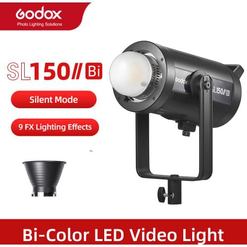 Godox SL150II Bi 150W 2800-6500K Bi-Color LED Video Light for Live Photography