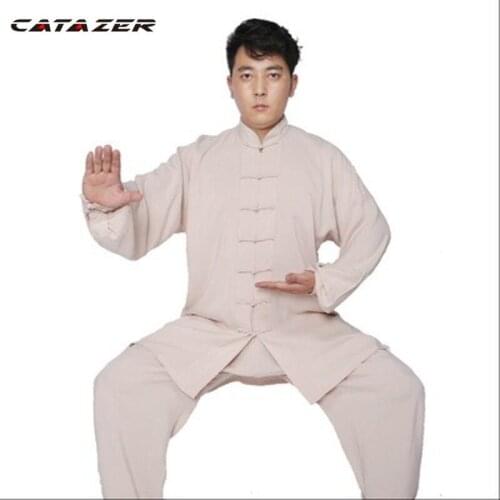 Tai Chi Uniform Cotton 6 Colors High Quality Wushu Kung Fu Clothing Kids Adults Martial Arts Wing Chun Suit