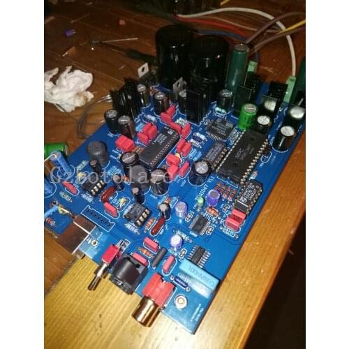 Ph-ilips TDA1547 decoding board kit good than TDA1541 DIR9001+SM5813+SAA7350+TDA1547 DAC board 16Bit 48Khz