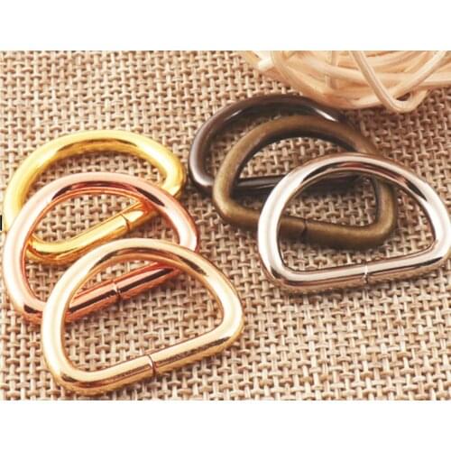 3/4" Metal D Ring Buckles 30pcs Belt Webbing Purse Bag Handbag 20mm D Rings purse Bag Purse strap d-rings,purse handle hardware