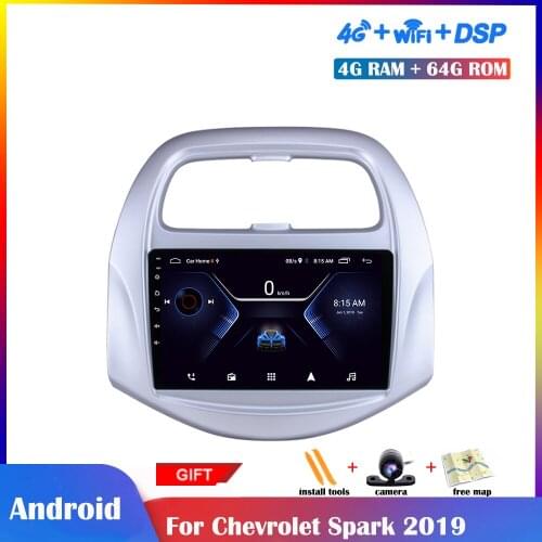 10.1 inch Android Multimedia Player For Chevrolet Spark 2019 Car Radio Stereo Navigation DSP Touch IPS Screen Bluetooth