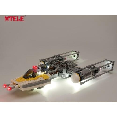 MTELE Brand LED Light Up Kit For Star war Y-Wing Star fighter Compatile With 75172 (NOT Include The Model)