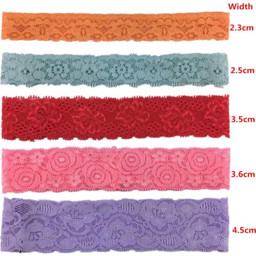 10pcs/lot Retail 4cm Elastic Lace Headband Kids Headwear kids Accessories Hotsale Headwear HD08