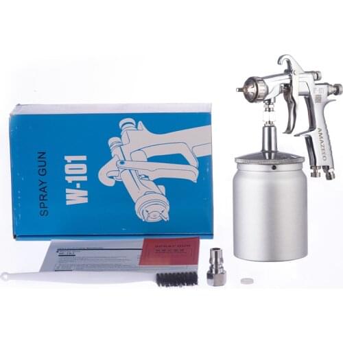 600cc W-101 HVLP Spray Gun Paint Sprayer Paint Pistol W101 HVLP Hand Manual Spray Gun Paint Pistol 1.0/1.3/1.5/1.8mm