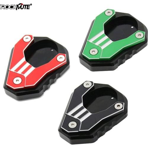 Plate Foot Side Stand Motorcycle CNC Kickstand Enlarge For Kawasaki Ninja400 2018 Z400 2019-2020 Versys650 Versys650 2010-2018