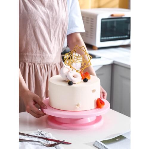 1 Piece Cake Turntable Rotating Anti-skid Cake Decorating Turntable Cake Rotary Table Round Cake Stand Kitchen Baking Tools 28cm