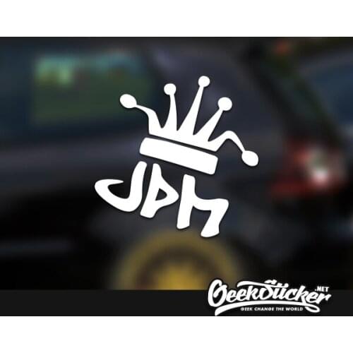 Drop ship jdm Crown car sticker reflective waterproof cool decals modified accessories for mazda toyota honda suzuki 4 colors