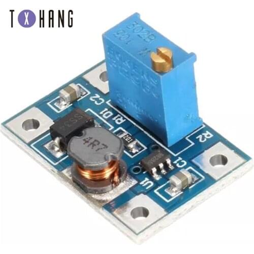 DC-DC SX1308 Step-UP Adjustable Power Module Step Up Boost Converter 2-24V to 2-28V 2A for diy electronics