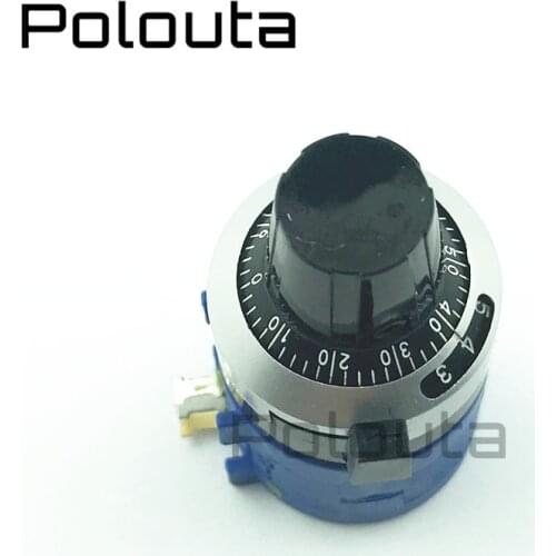 1 Pcs 1~100R Ohm 3590S-2 Multi-turn Precision Adjustable Resistance Potentiometers Three pin Wire-wound Potentiometer Knobs