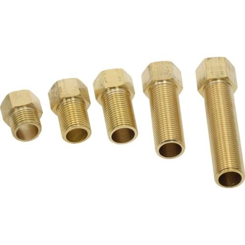 1pcs Brass Fitting 1/2" BSP Male to Female change Coupler straight in Connector Adapter 28mm 40mm 50mm 70mm 100mm length