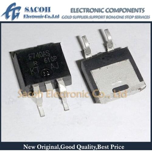 10Pcs IRF740SPBF or IRF740S or IRF740AS F740AS TO-263 10A 400V N-ch Power MOSFET