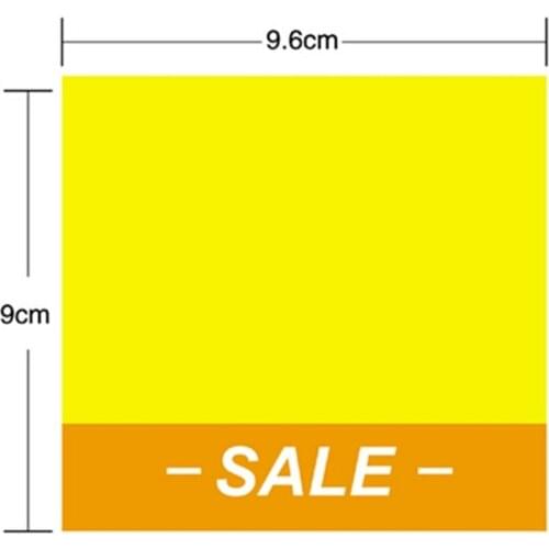 9.6*9CM Blank POP handwritten store shop banner card advertising superior copperplate paper tag label