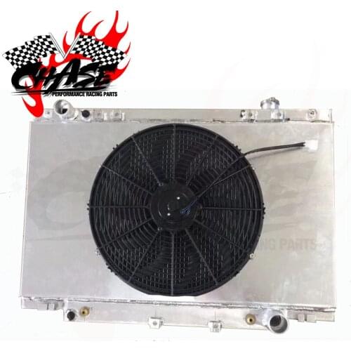 ALUMINUM RADIATOR For TOYOTA LANDCRUISER 4.5L 4500 LC80 FZJ80 AT 48mm 1992-1998 16400-66050 16400-66081