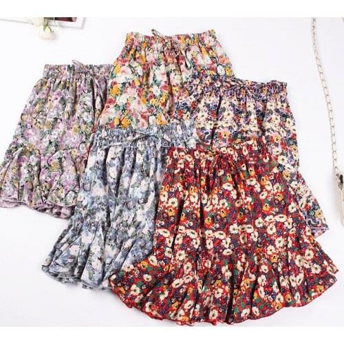 PaPeikong Brand Summer High Waist Irregular Peplum Skirts Womens Women African Print Black Vintage Sexy Asymmetrical tutu Skirt