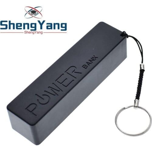 ShengYang USB Power Bank Case Kit 18650 Battery Charger DIY Box Shell Kit Black