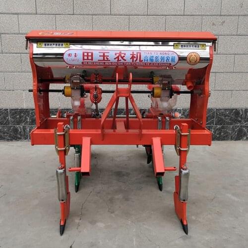 Corn planter four-wheel tractor with soybean precision seeding hollowed solid fat legs no-tillage double fertilizing suspension