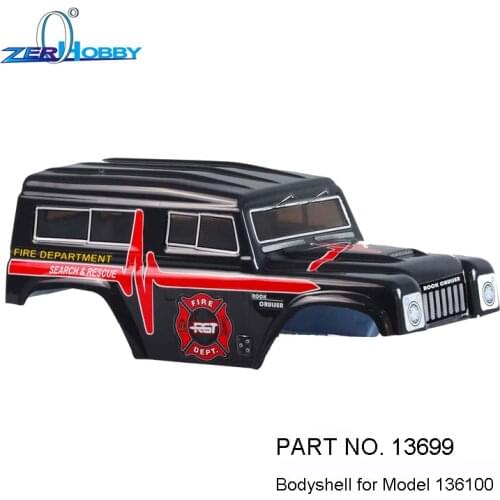 HSP RACING RGT RC CAR SPARE PARTS ACCESSORIES PREPAINTED BODY SHELLS FOR OF 1/10 ROCK CRUISER MODEL 136100