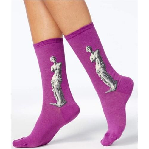 David Bubble Creative High Quality Harajuku Fashion Men Woman street Hip Hop Cotton Unisex happy Funny sock Gift Idea Christmas