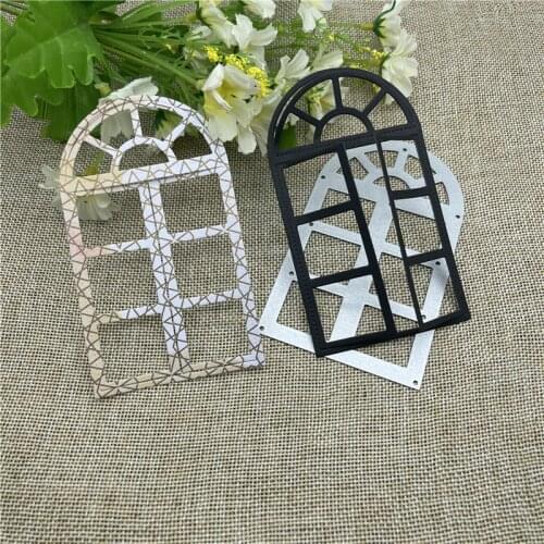 Window door background Metal Cutting Dies Stencils For DIY Scrapbooking Decorative Embossing Handcraft Die Cutting Template