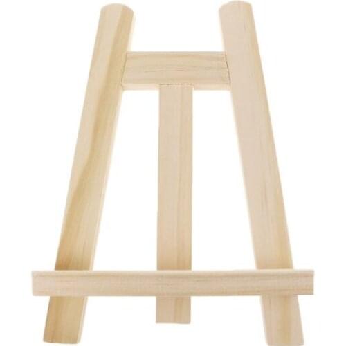 Mini Artist Wooden Easel Wood Stand Display Holder For Party Decoration 15*20cm Triange Easel