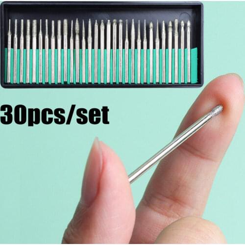 12/30 Pcs Set Manicure Sanding Head Nail Polishing Head Electric Nail Sanding Nail Tools Nail Accessories