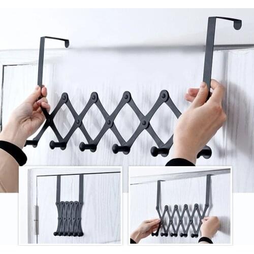 Stainless Steel The Hook Rack Coat Hat Storage Organize Door Behind Key Holder Wall Door Hangers Hat Organizer