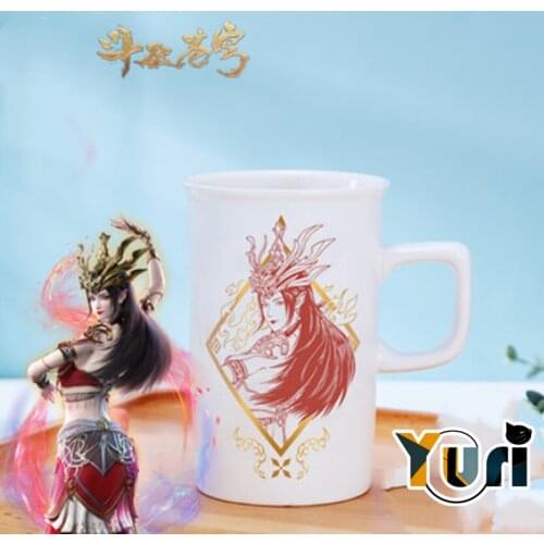 New Anime Fights Break Sphere Mei Dusha Mug Ceramic Cup Water Coffee Cup Official Student Daily Creativity Cosplay Gift C