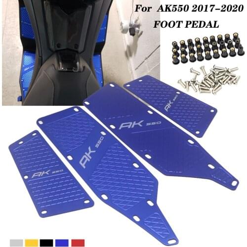 NEW Motorcycle Floorboards Foot Pegs Pedal For KYMCO AK550 KYMCO AK 550 2017-2020 Front and Rear Footrest Footboard Step