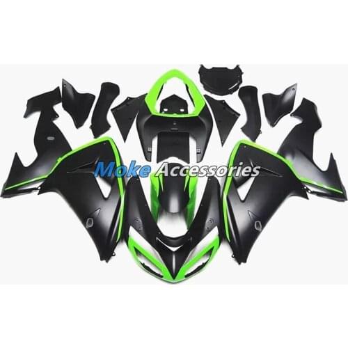 Motorcycle Fairings Kit Fit zx-10r 2006-2007 Bodywork Set High Quality ABS Injection NEW For Ninja Matte Green Black