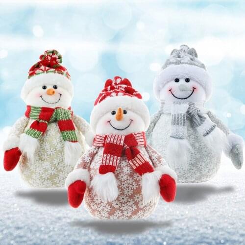 Christmas Foam Snowman Desktop Window Ornaments Christmas Party Home Decoration Festival Xmas Gifts New Year