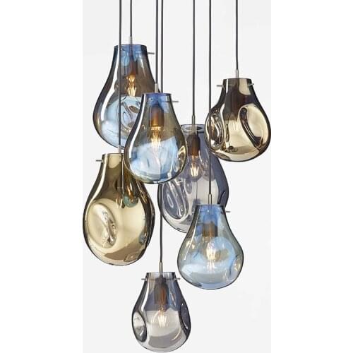Modern Pendant lights Glass Lava Lamp Living Room Dining Room Furniture Cafe Bedroom Bedside Hanging Lights Home decor Droplight