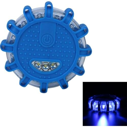 Super Bright Auto 15 Led Round Beacon Emergency Strobe Flashing Warning Lights Round Car Roof Police Lightbar Road Light