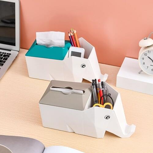 Creative Multifunctional Tissue Box Living Room Coffee Table Storage Box Household Pumping Box