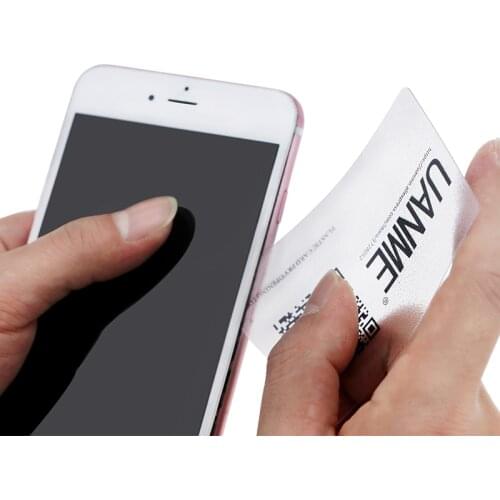 UANME 50PCS/LOT Handy Plastic Card Pry Opening Scraper For iPhone iPad Tablet Samsung Mobile Phone Glued Screen Repair Tool